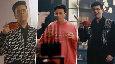 Koffee With Karan Season 8: Karan Johar Promises the ‘Conversations Are Hotter’ in the Brand New Season of the Disney+ Hotstar Show (Watch Video)