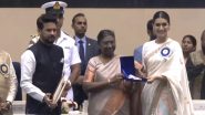 69th National Film Awards: Kriti Sanon Receives Best Actress Honour for Mimi (Watch Video)