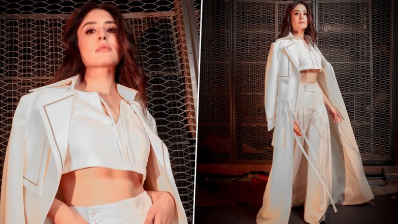 Kritika Kamra's White Co-Ord Set Paired With a Long Coat is a Perfect Blend of Elegance and Style (See Pics)