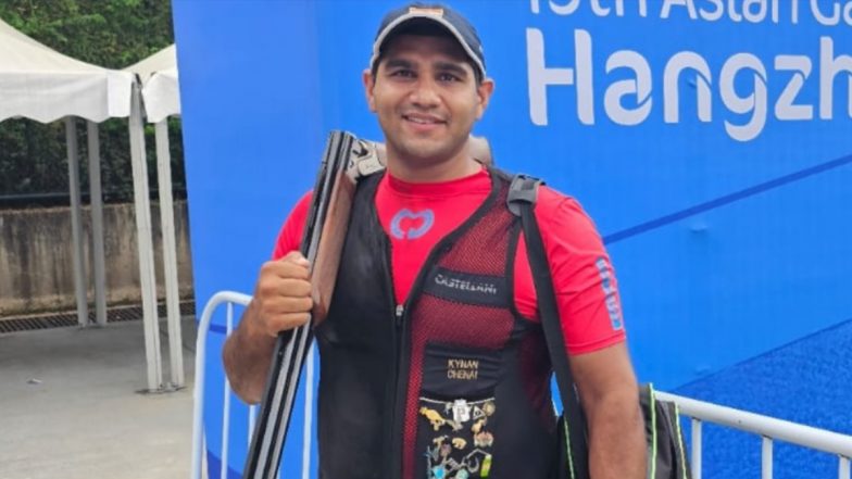 Kynan Chenai Wins Bronze Medal in Men’s Trap Individual Shooting Event at Asian Games 2023