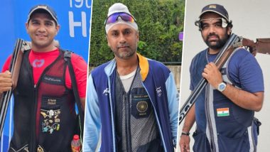 Kynan Chenai, Zoravar Singh, Prithviraj Tondaiman Win Gold Medal in Men’s Shooting Trap Team Event at Asian Games 2023