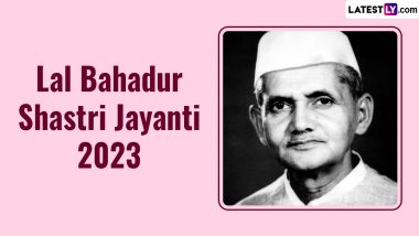 Lal Bahadur Shastri Jayanti 2023 Quotes and HD Wallpapers: Slogans and Messages To Celebrate Former Indian Prime Minister's Birth Anniversary