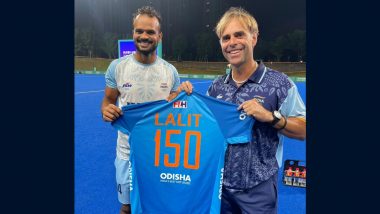 Lalit Kumar Upadhyay Makes 150 Appearances for Indian Men's Hockey Team, Achieves Feat During India vs Pakistan Clash at Asian Games 2023