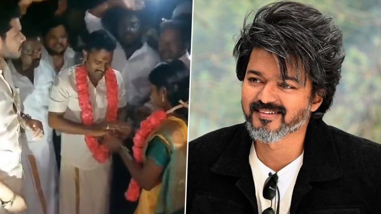 Leo: Couple Gets Engaged in Pudukottai Theatre During Thalapathy Vijay's Film Screening (Watch Viral Video)