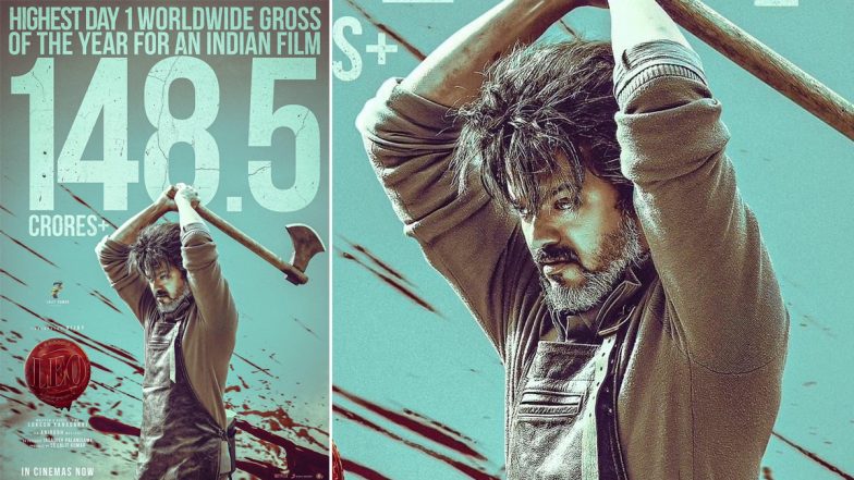 Leo Box Office Collection Day 1: Vijay Thalapathy's Actioner Earns a Record-Breaking Rs 148.5 Crores Worldwide