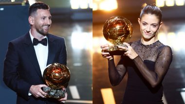 Ballon d’Or 2023 List of Award Winners: Lionel Messi, Aitana Bonmati and Others Who Won Honours at Annual Award Ceremony