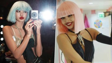 BLACKPINK's Lisa Rocks Pastel Blue and Pink Wig in Stunning Outfits, K-Pop Idol Shares Funky Backstage Pics On Insta