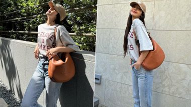 BLACKPINK's Lisa Rocks Grey Oversized T-Shirt With Denims, K-Pop Idol Shares Uber Cool Pics On Insta