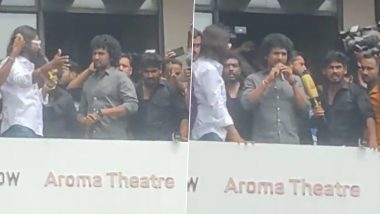 Lokesh Kanagaraj in Kerala! Fans Go Berserk As Leo Director Visits Theatre Post Thalapathy Vijay’s Film’s Massive Success (View Pics & Watch Video)