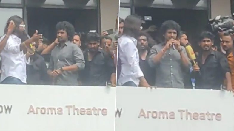 Lokesh Kanagaraj in Kerala! Fans Go Berserk As Leo Director Visits Theatre Post Thalapathy Vijay’s Film’s Massive Success (View Pics & Watch Video)