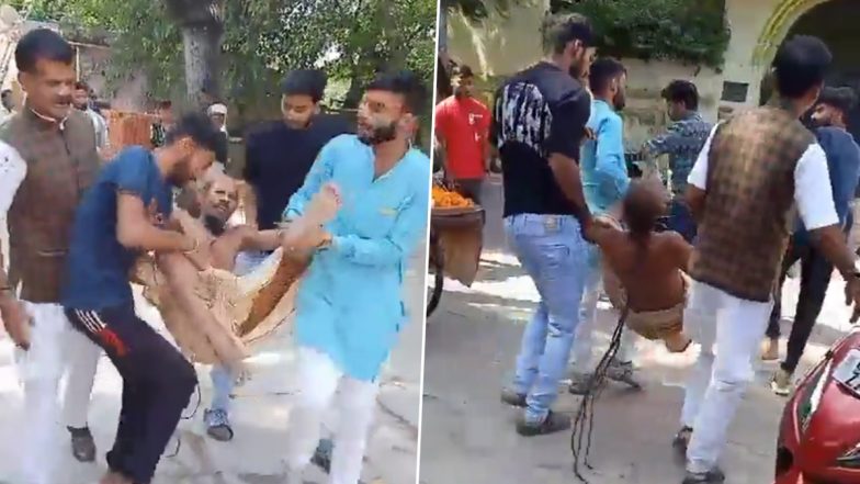 Lucknow: Man Arrested for Assault on Priest Over Temple Wall Construction; Video Surfaces