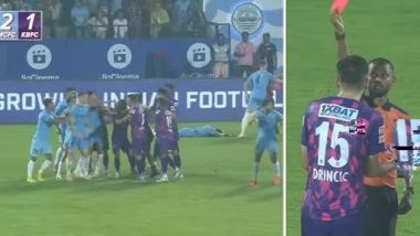 Kerala Blasters's Milos Drincic, Mumbai City FC’s Yoell Van Nieff Suspended for Three Matches After Seeing Red Cards for Heated Exchange During ISL 2023 Match