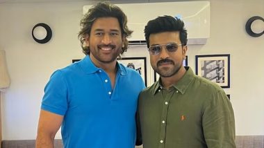 Ram Charan Is All Smiles As He Meets MS Dhoni, Game Changer Actor Shares Photo On Insta!