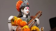 Saraswati Puja in South 2023 Date: Know Vidyarambham Ceremony, Shubh Muhurat, Puja Vidhi and Significance of the Auspicious Festival
