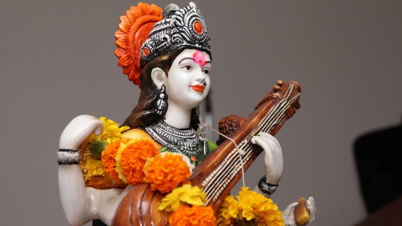 Saraswati Puja in South 2023 Date: Know Vidyarambham Ceremony, Shubh Muhurat, Puja Vidhi and Significance of the Auspicious Festival