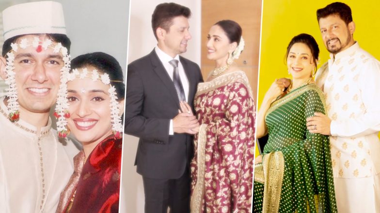 Madhuri Dixit Celebrates 24 Years of Togetherness With Hubby Shriram ...