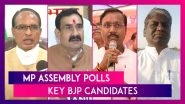 Madhya Pradesh Assembly Polls 2023: Shivraj Singh Chouhan, Narottam Mishra & Other Key BJP Candidates & Their Constituencies