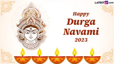 Subho Durga Navami 2023 Greetings & Images: WhatsApp Status Messages, HD Wallpapers, Photos and SMS for Wishing Happy Maha Navami