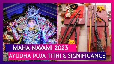 Maha Navami 2023: Know Date, Significance, Shubh Muhurat And Tithi Of Durga Navami & Ayudha Puja