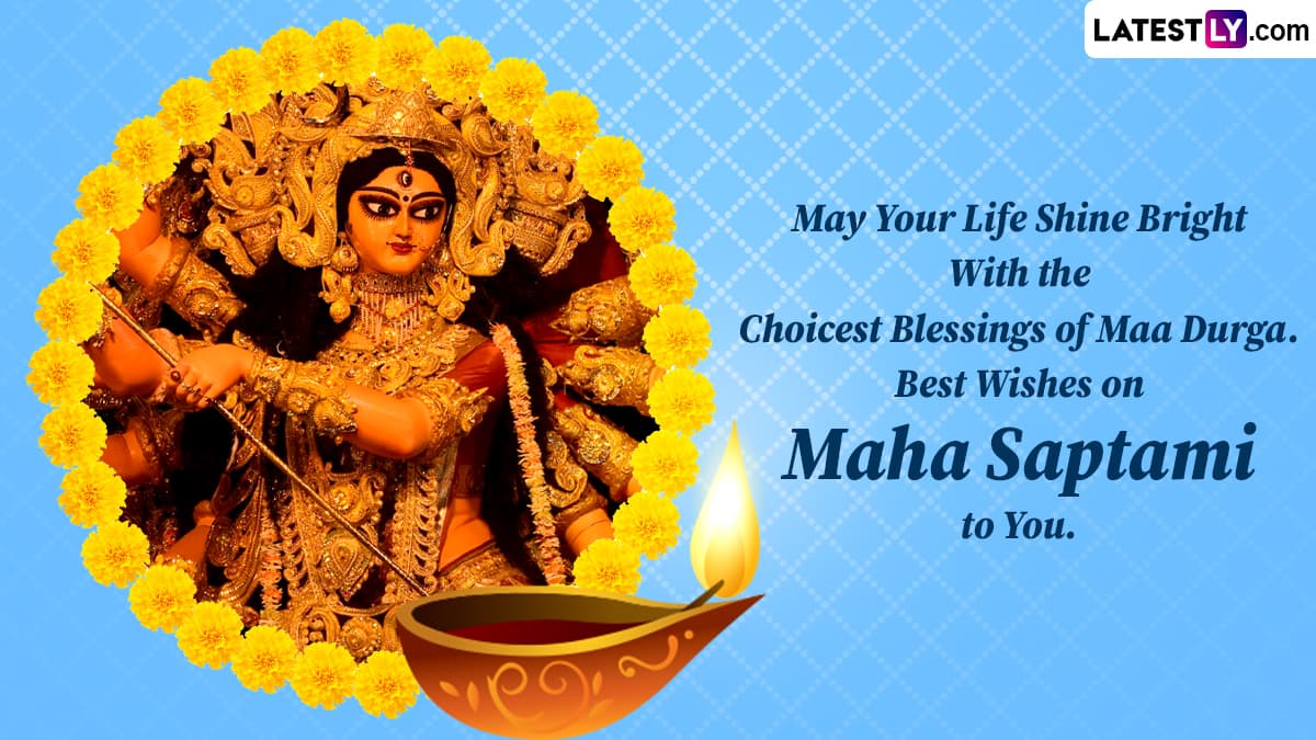 Happy Maha Saptami 2023 Greetings & Durga Puja Images: WhatsApp ...