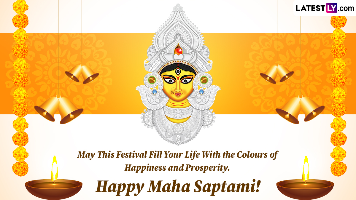 Happy Maha Saptami 2023 Greetings & Durga Puja Images: WhatsApp ...