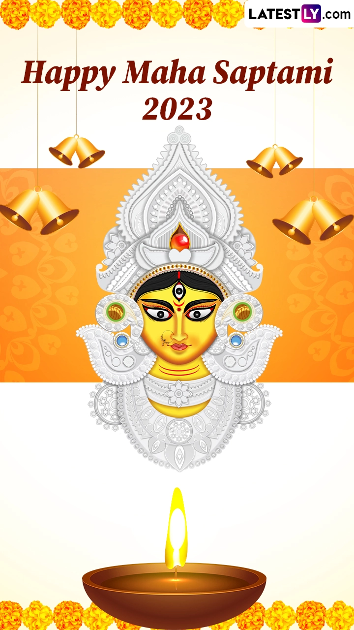 Maha Saptami 2023 Wishes and Greetings To Celebrate the Day
