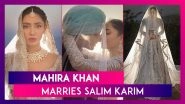 Pakistani Actress Mahira Khan Marries Businessman Salim Karim!