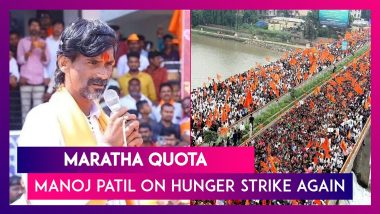 Maratha Quota: Manoj Jarange Patil On Hunger Strike Again, Says 'Government Is Not Serious About Our Reservation Plea'