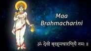 Brahmacharini Puja 2023 Images & Navratri Wishes: WhatsApp Messages, HD Wallpapers, Greetings and Facebook Photos To Celebrate Day 2 of Navaratri
