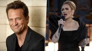 Matthew Perry No More: Adele Pauses Las Vegas Concert, Pays Tribute to FRIENDS&rsquo; Star (Watch Video)