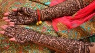 Last-Minute Mehndi Designs for Karwa Chauth 2023: Beautiful Henna Patterns and Easy Mehandi Designs To Adorn Your Hands for Karva Chauth Vrat (Watch Videos)