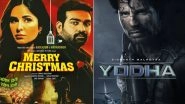 Merry Christmas Vs Yodha Release Date: Katrina Kaif and Vijay Sethupathi&rsquo;s Film to Clash With Sidharth Malhotra and Karan Johar&rsquo;s Movie on December 8