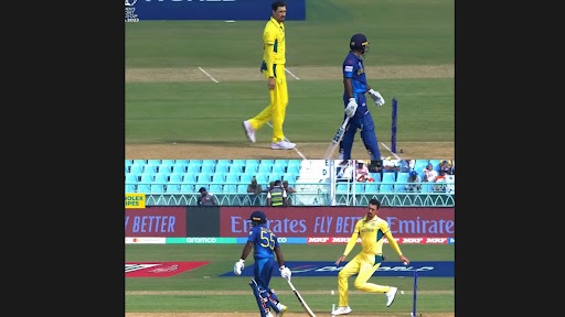 Mitchell Starc Gives 'Mankad' Run-Out Warning Not Once But Twice to Kusal Perera During AUS vs SL CWC 2023 Match (Watch Video)