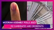 Mizoram Assembly Elections 2023: 112 Of 174 Candidates Are Crorepatis, AAP&rsquo;s Andrew Lalremkima Pachuau Richest With Rs 68.93 Crore Assets