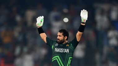 Mohammad Rizwan Dedicates Pakistan’s Victory Over Sri Lanka in ICC Cricket World Cup 2023 to ‘Brothers and Sisters in Gaza’, Thanks Hyderabad for Hospitality and Support