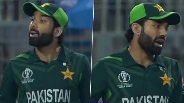 Mohammad Rizwan Asks Opposition Batter Taskin Ahmed If Ball Hit His Bat Before Taking DRS During PAK vs BAN CWC 2023 Match, Video Goes Viral!