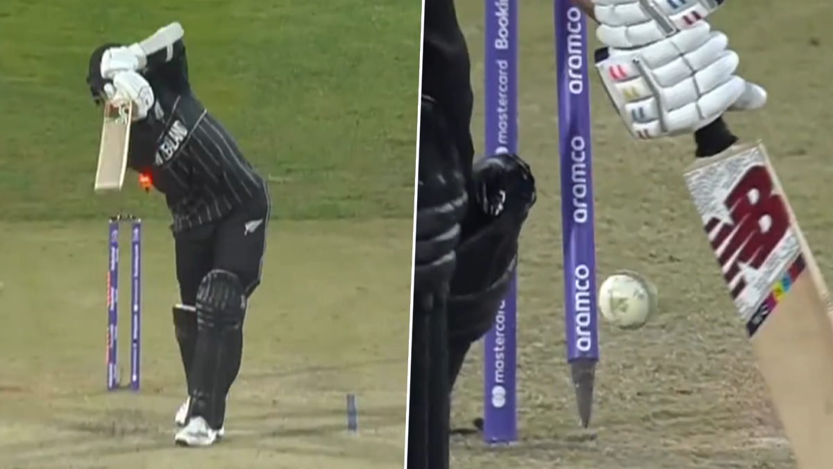 Mohammed Shami Sends Mitchell Santner and Matt Henry's Stumps Flying During  IND vs NZ CWC 2023 Match (Watch Video) | 🏏 LatestLY