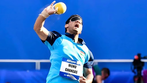 Monu Ghangas Wins Gold Medal in Men's Shotput F11 at Asian Para Games 2023