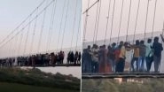Morbi Suspension Bridge Collapse Case: SIT Submits 5,000-Page Report to Gujarat High Court, Blames Oreva Company