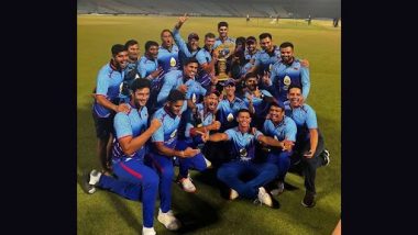 How to Watch HAR vs MUM Syed Mushtaq Ali Trophy 2023-24 Match Free Live Streaming Online? Get Live Telecast Details of Haryana vs Mumbai SMAT T20 Match With Time in IST