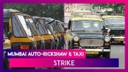 Mumbai: Auto-Rickshaw & Taxi Unions Announce Strike, Demand A Hike In Pre-Paid Fares & Parking Facilities