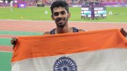 Murali Sreeshankar Wins Silver Medal in Men’s Long Jump Event With 8.19m Effort at Asian Games 2023