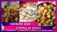 Navratri 2023: From Sabudana, Makhane Kheer To Khatte Meethe Aloo, Five Dishes To Try Out During This Festival Season As You Fast For Nine Days