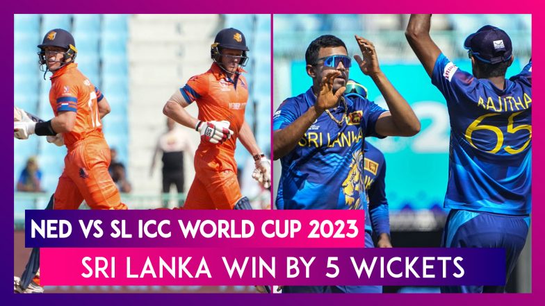 Ned Vs Sl Icc World Cup Stat Highlights Clinical Sri Lanka