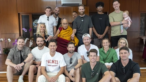 New Zealand Players Meet Dalai Lama Ahead of ICC Cricket World Cup 2023 Match Against Australia