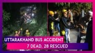 Uttarakhand Bus Accident: Seven Dead, 28 Rescued After Bus Travelling From Haryana Falls Into Ditch In Nainital