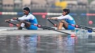 Asian Para Games 2023: Anita and Narayana Konganapalle Secure Silver in PR3 Mixed Doubles Sculls, Dilip Mahadu Gavit Wins Gold Medal in Men&rsquo;s T47 400m