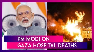 PM Narendra Modi Expresses Shock Over Loss Of Lives In Gaza Hospital Blast, Says ‘Those Involved Should Be Held Responsible’