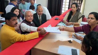 Madhya Pradesh Assembly Elections 2023: Union Minister Narendra Singh Tomar Files Nomination From Morena's Dimani Seat