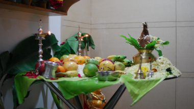Ghatasthapana 2023 Puja Vidhi and Samagri: Know Sharad Navratri Muhurat Time, Puja Items List and Rituals To Invoke Goddess Durga for Nine-Day-Long Festival